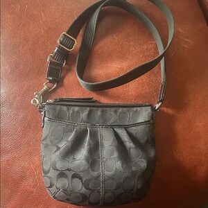 Coach Signature Jacquard Crossbody Bag